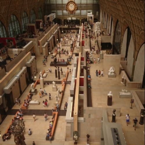 Inside the Musee d'Orsay